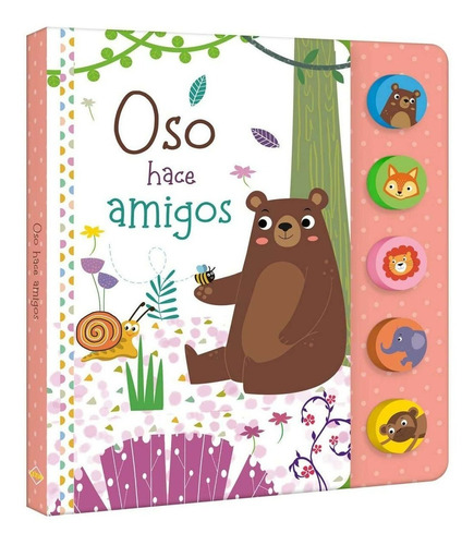 Libros Con Sonidos Hace Amigos Oso,cerdito,dinosaurio,tiburo