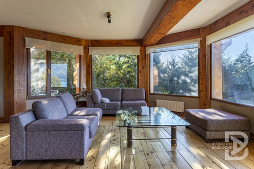 Imagen 6 de 20 de Alquiler Casa En Bariloche Con Costa De Lago Nahuel Huapi. 9 Pax. Km16. 306.