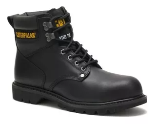 Caterpillar Bota Second Shift Hombre Piel Genuina Comoda