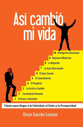 Así cambió mi vida: Pasos para triunfar en la vida (Cómo cambiar su vida) (Spanish Edition), de Oscar Garzón Lozano. Editorial Independently Published en español