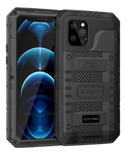 Funda Impermeable Beasyjoy Para Teléfono 12 Pro Max, Cubiert