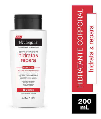 Neutrogena Body Care Hidrata&repara Corporal Crema X 200ml