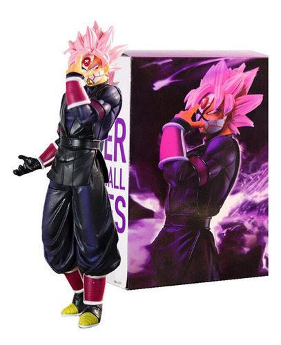 Figura Dragon Ball Goku Black Zamasu Rose 26 Cm