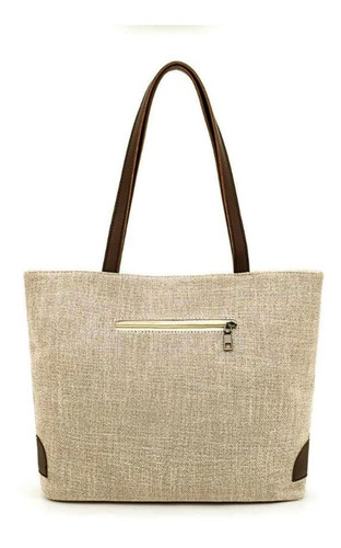 Bolsa Feminina Em Lona De Algodão