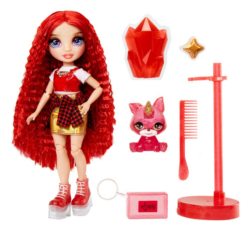 Rainbow High Muñeca Ruby Fashion Doll Color Rojo 4+