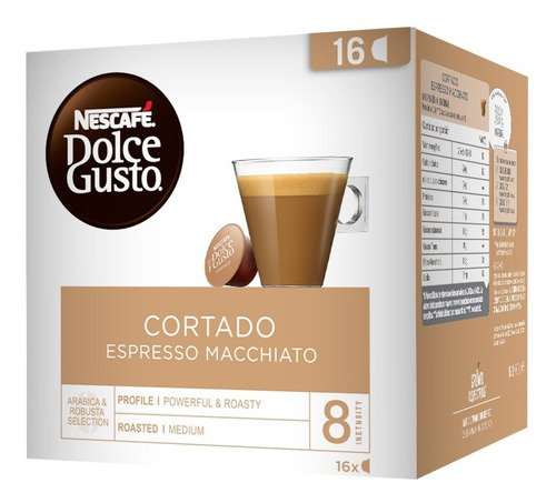 Imagen 4 de 7 de Cápsulas Nescafé Dolce Gusto Cortado Oficial