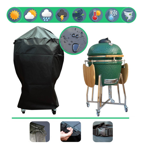 Funda Cubre Kamado Xxl Lona Gruesa 100% Impermeable Premium