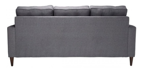 Sofa Morgan - Gris Këssa Cdmx Diseño De La Tela Liso