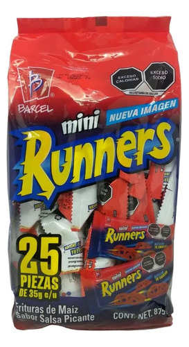 Barcel Botana Papas Runners Mini 25 Piezas
