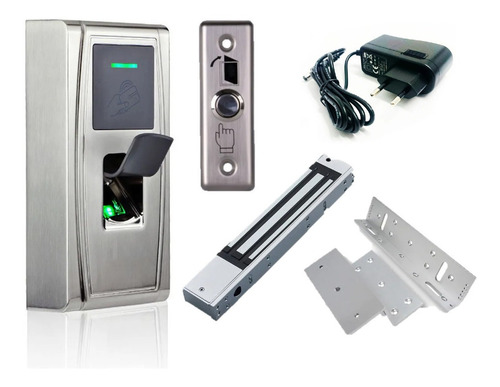 Imagen 1 de 9 de Combo Control De Acceso Biométrico Bluetooth Ma300bt Zkteco