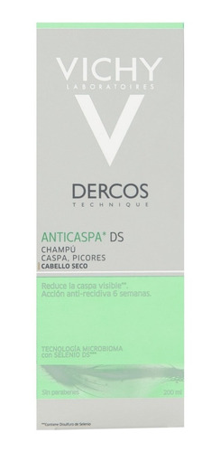 Vichy Dercos Shampoo Para La Caspa Seca Frasco X 200 Ml