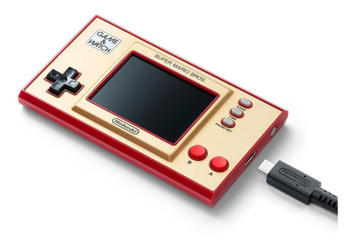 Nintendo Game & Watch Super Mario Bros. color rojo y dorado