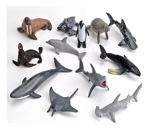 Juguetes Marinos Animale Yarloo Realista Figures Shark