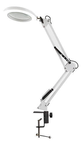 Lámpara De Escritorio Con Lupa Led Con Abrazadera