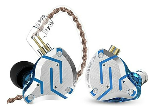Auriculares Kz Zs10 Pro, 5 Drivers, Compatible Con Músicos Y