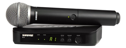 Microfone Shure Sem Fio Cardioide Blx24br / Pg58-j10 M
