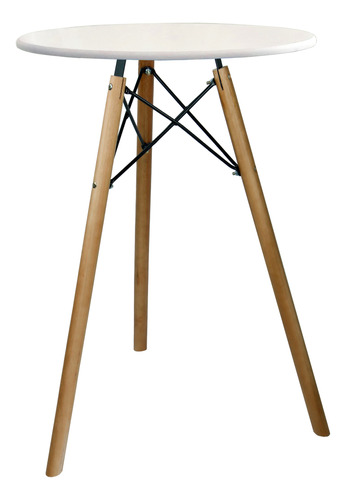 Mesa Bistro 52cm Redonda Tripe Eiffel Charles Eames