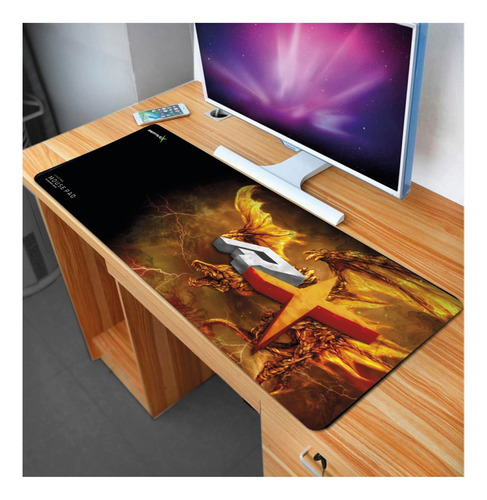 Mousepads Gamer 70x30 Cm Reptilex Orange Edition Rx 0010