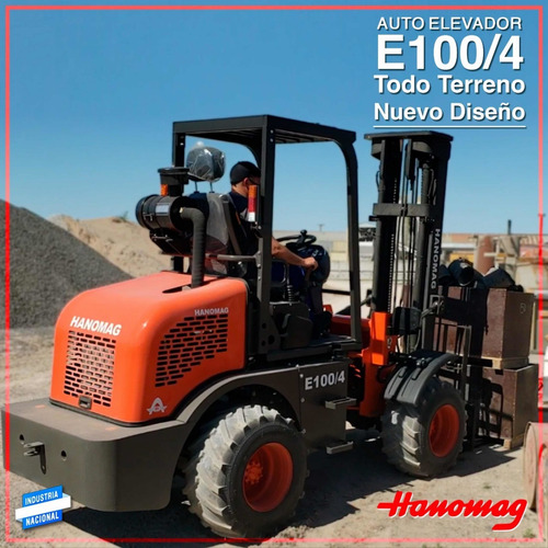 Imagen 15 de 16 de Elevador Hanomag E100/4 Todo Terreno 4x4, Usd Oficial, 2tn