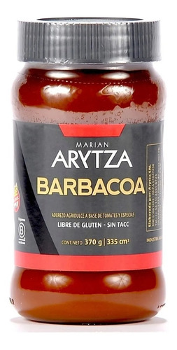 Salsa Barbacoa Gourmet Arytza - 100% Natural - Sin Tacc Dw