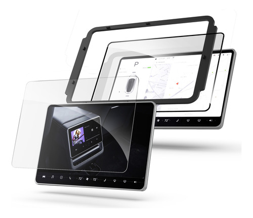 Mica Uhd Para Tesla Model 3 2024 Protectores De Pantalla