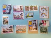 Comprar Lote De Estampillas Variadas De Colombia