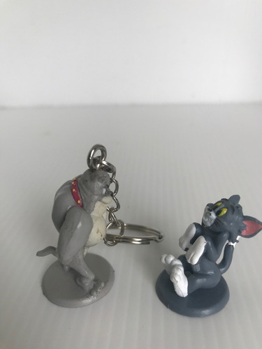 Antiguos Llaveros Figuras Tom Y Jerry Gato Y Raton Set X 2
