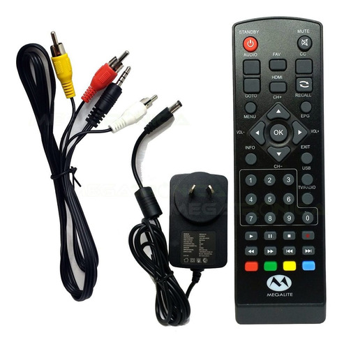 Decodificador Sintonizador Tda Tv Hd Hdmi Tv Digital Usb