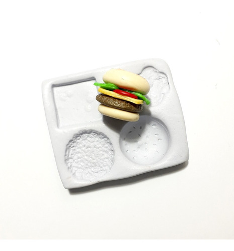 Fácil Y Práctico Molde De Silicona Porcelana Fría Food 002