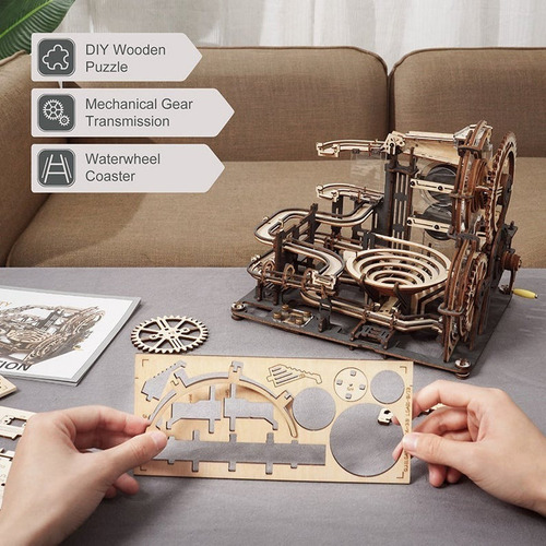 Modelo Rokr Lga01 De Circuito De Canicas 3d D/madera, 294 Pz
