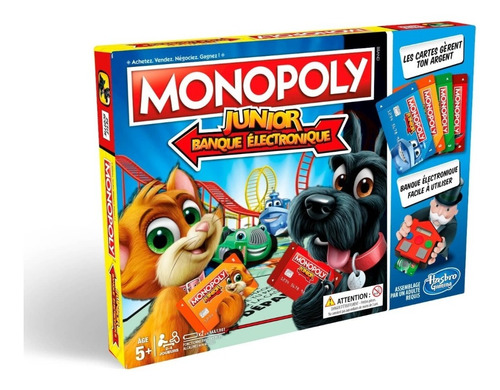 Monopoly Junior Banco Electronico Juego De Mesa Hasbro E1842