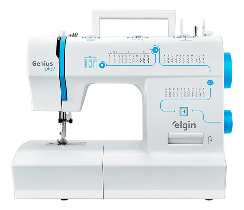 Máquina De Costura Reta Elgin Jx-4035 Genius+ 31pontos 127v