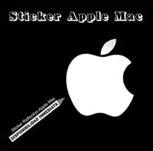 Calcomanias Reflectivas Apple Mac (2 Unidades)