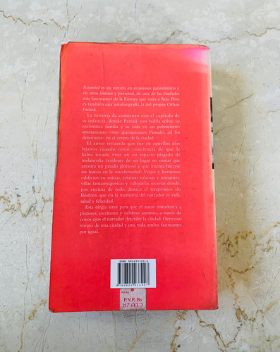 Libro - Novela - Orhan Pamuk - Estambul. Ciudad Y Recuerdos (Usado)