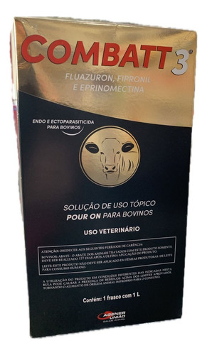 Combatt 3 Pour-on Fluazuron, Fipronil, Eprinomectina 1000ml