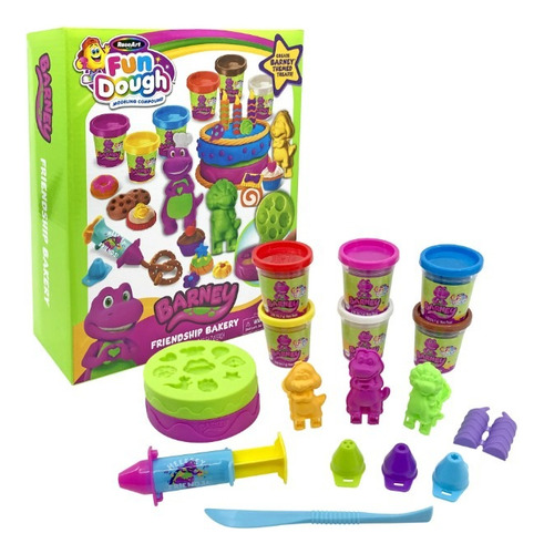 Barneys Set Plastilina Softee Dough Moldes Pasteleria / B Multicolor