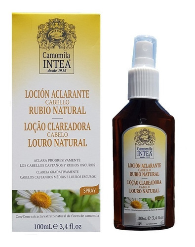 Loção Clareadora Loiro Natural Intea Camomila Spray 100ml