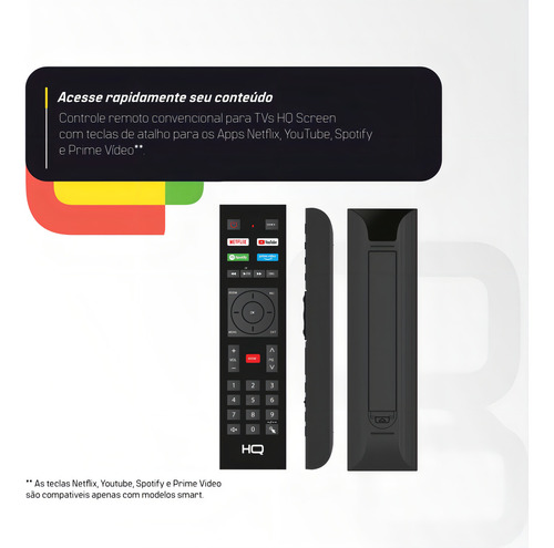 Smart Tv Hq 32 Led Hd Android 12 Wi-fi Hdmi