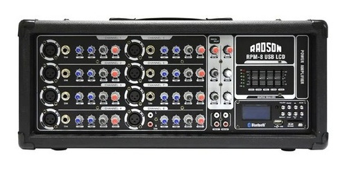 Mezcladora Amplificada Rpm8-usb/lcd Radson