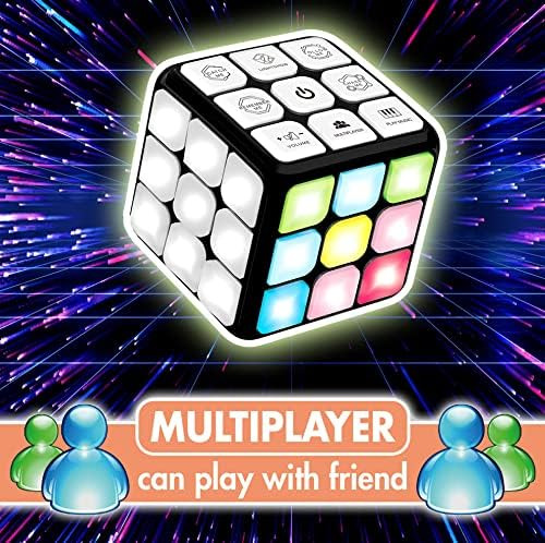 Unique Kids Flashing Cube Electronic Memory & Brain Game | J