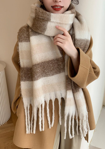 Bufanda Larga De Invierno Para Mujer, Bufanda Grande