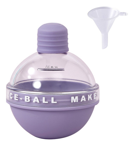 Y Ice Ball Maker 2.4 Silicone Com Funil Para Coquetéis