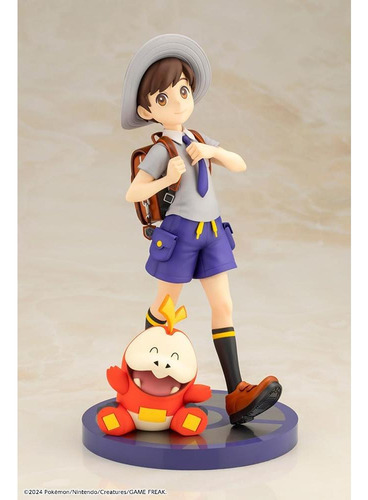 Estatua Pokémon Florian Y Fuecoco Kotobukiya 25.4cm