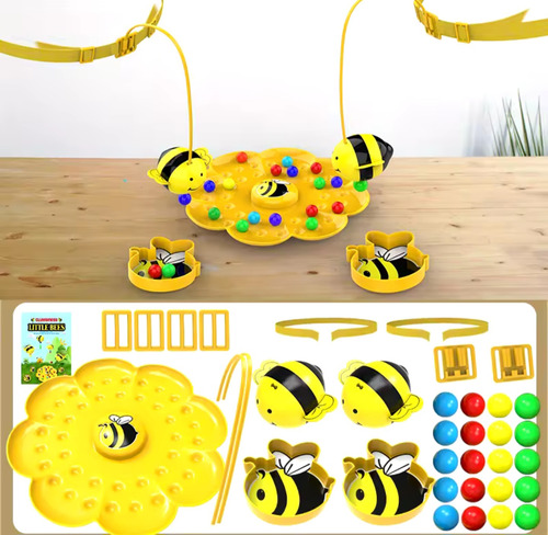 Juego De Mesa Pesca De Polen Con Abejas Didáctico Para Niños