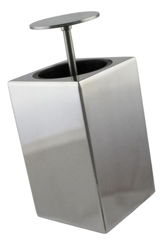 1x Dispensador De Palillos De Dientes De Color Plata Soporte