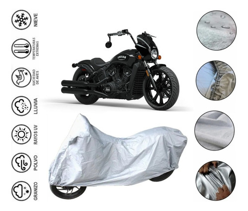 Loneta Impermeable Moto Para Indian Scout Rogue
