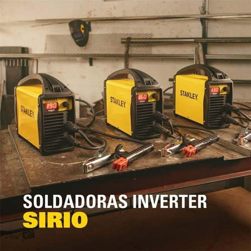 Soldadora inverter Stanley Sirio 140 50Hz/60Hz 230V