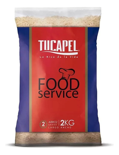 Arroz Tucapel Food Service Pack 5 Unidades 2kg C/u