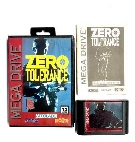 Zero Tolerance - Juego Original Para Sega Genesis Mega Drive