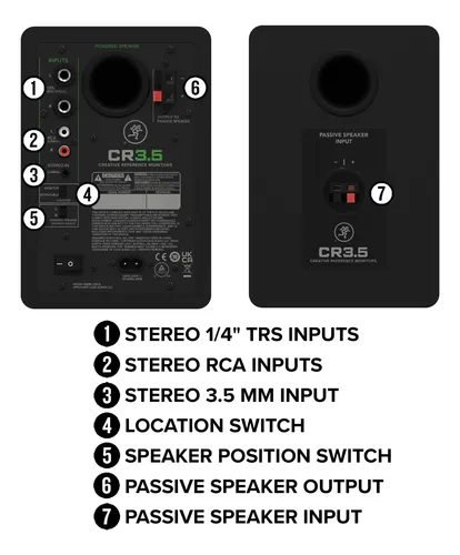 Monitores De Estudio Bluetooth 3.5 Pulgadas Mackie Cr3.5bt